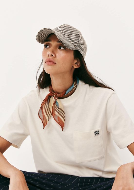 Foto do produto: Camiseta Feminina Boxy Manga Curta - Creme