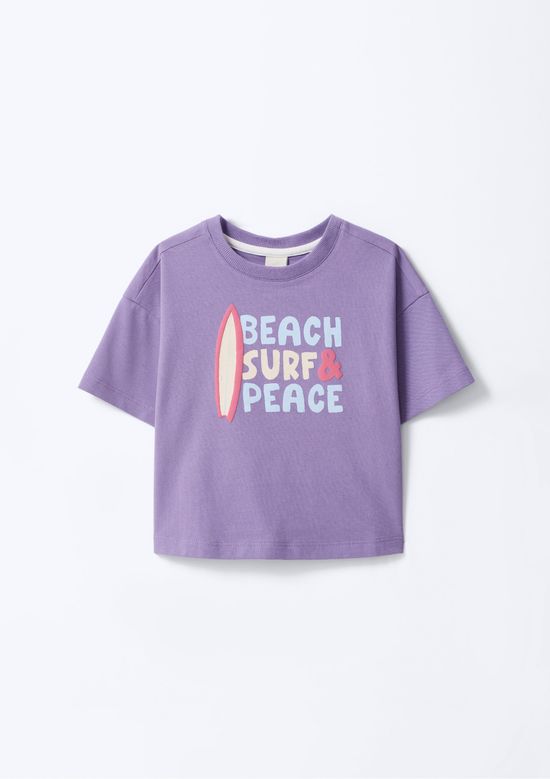 Foto do produto: Blusa Infantil Menina Super Cotton Oversized - Roxo