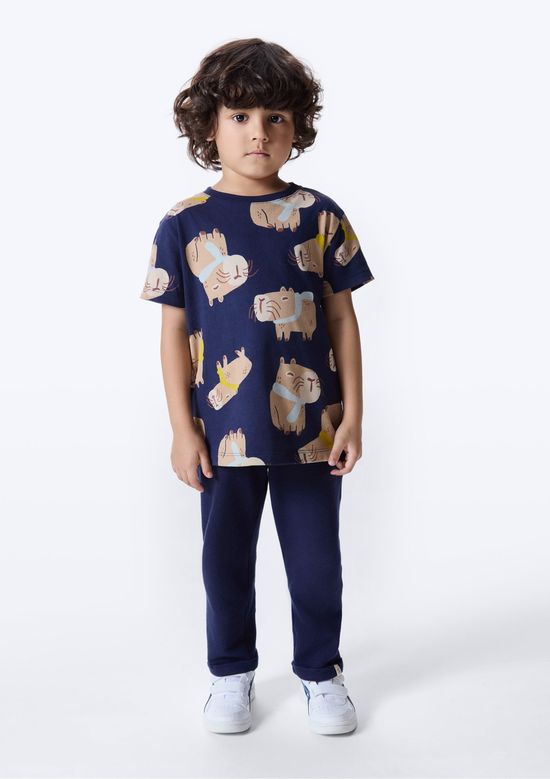 Foto do produto: Calça Infantil Menino Toddler Reta - Azul