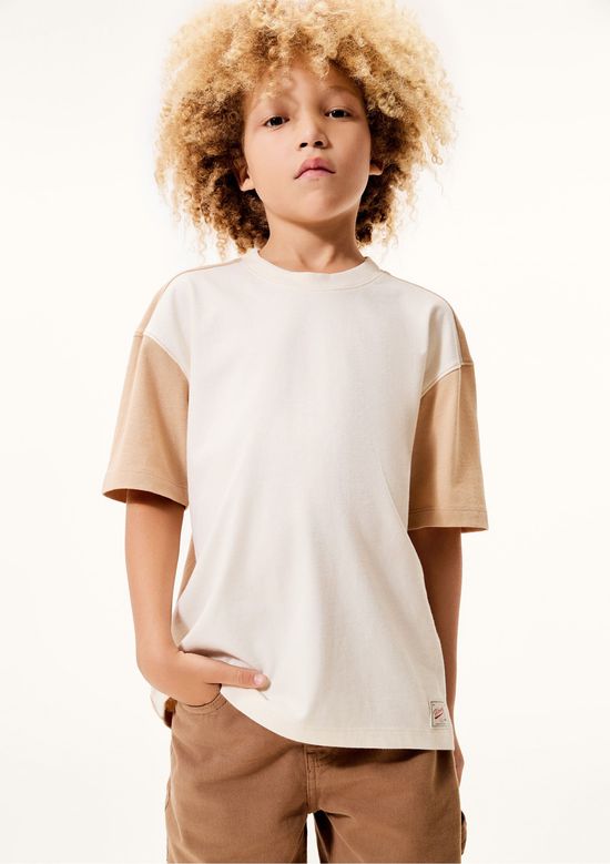 Foto do produto: Camiseta Infantil Menino Oversized - Off white