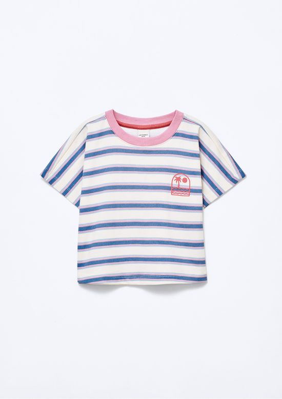 Foto do produto: Blusa Infantil Menina Estampada Em Malha Binada - Azul