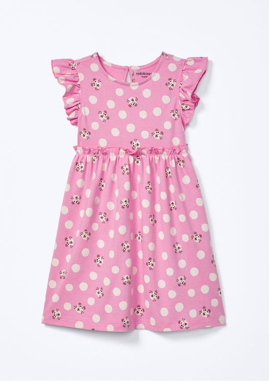 Foto do produto: Vestido Infantil Toddler Com Babado - Rosa