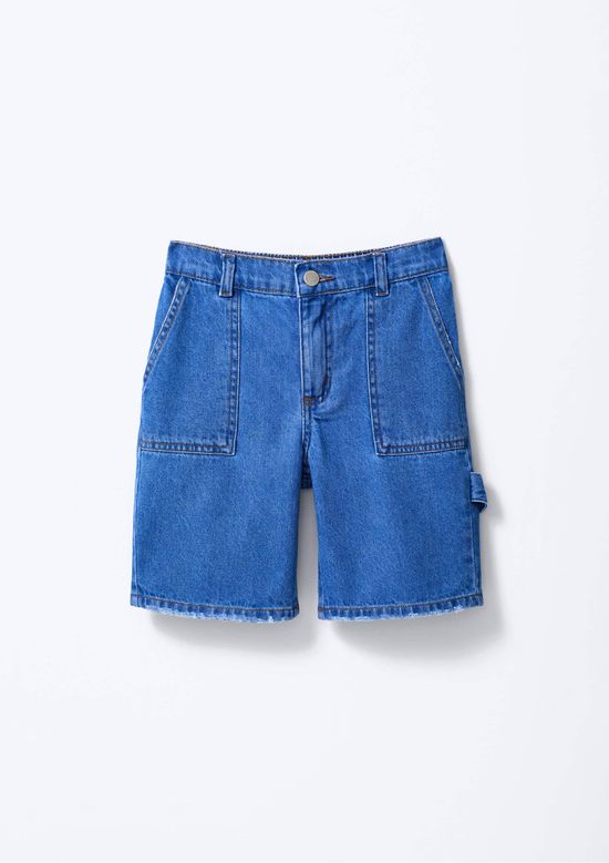 Foto do produto: Bermuda Jeans Infantil Menino - Azul