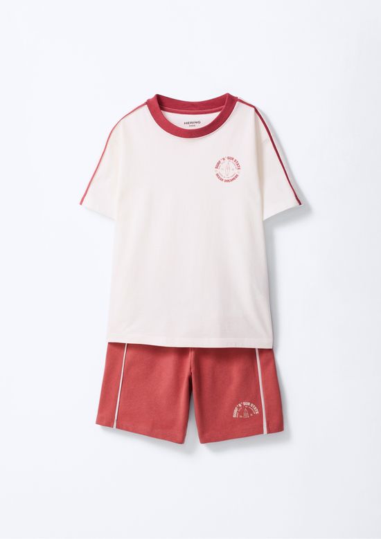 Foto do produto: Conjunto Infantil Menino Estampado Oversized - Off white