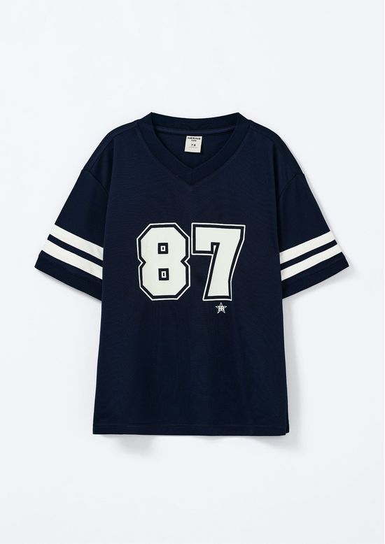 Foto do produto: Camiseta Infantil Menino Oversized - Azul