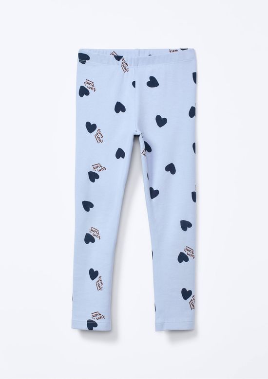 Foto do produto: Calça Legging Infantil Menina Toddler Estampada - Azul