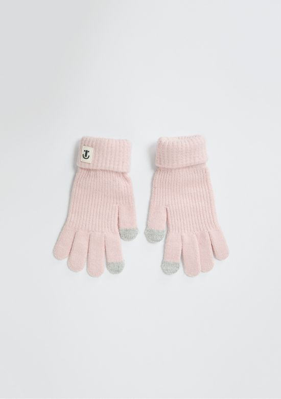Foto do produto: Luva Infantil Unissex Em Tricô - Rosa