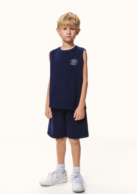 Foto do produto: Conjunto Infantil Menino Regata e Shorts - Azul