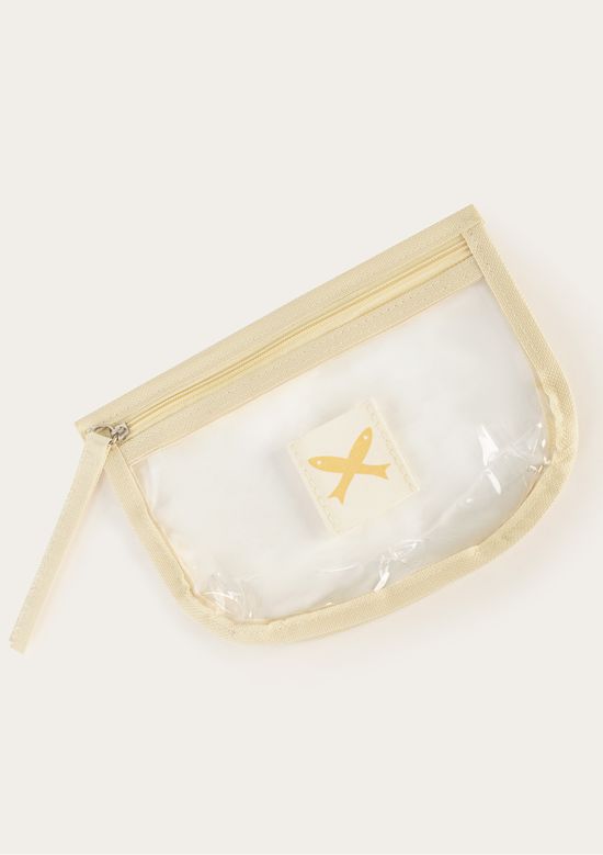 Foto do produto: Calcinha Biquini Canelada + Necessaire - Amarelo