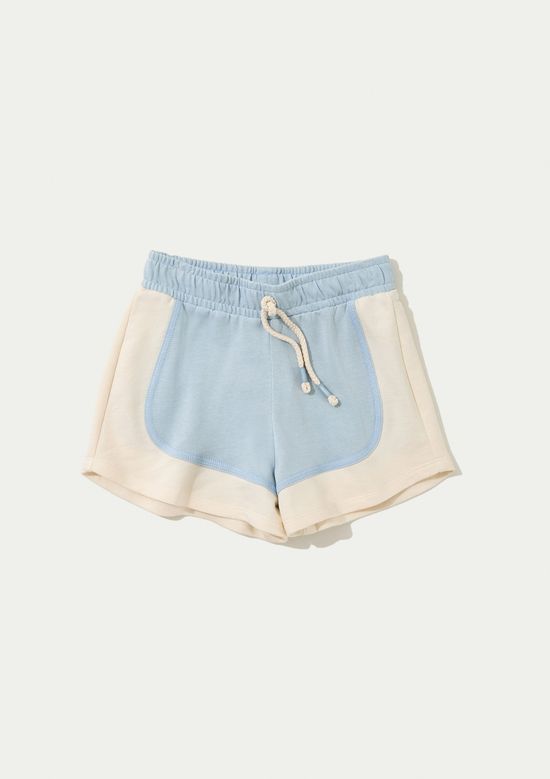 Foto do produto: Shorts Infantil Menina Moletom Runner - Azul