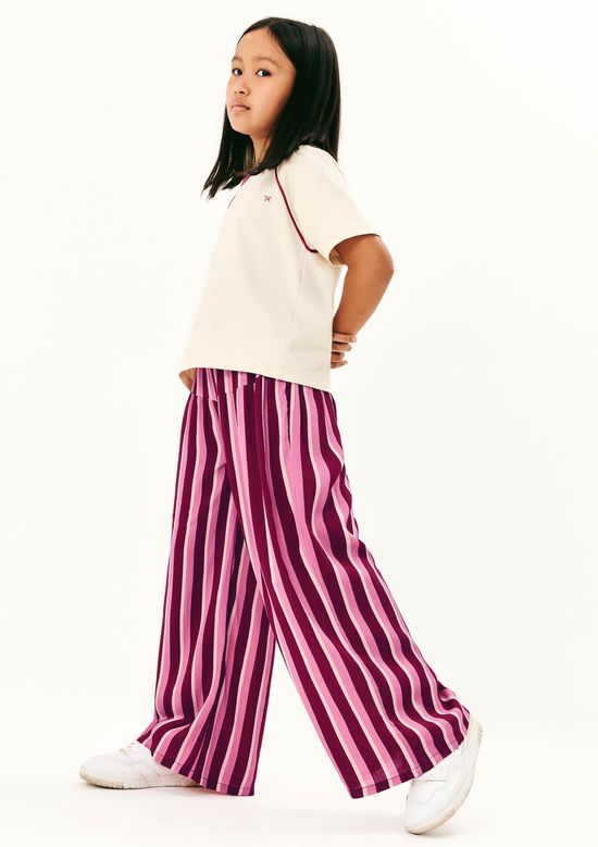 Foto do produto: Calça Infantil Menina Wide Leg - Rosa