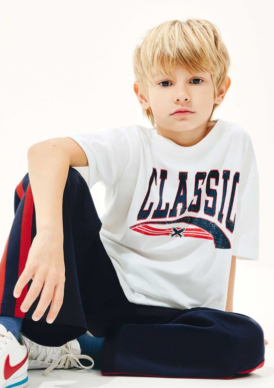 Foto do produto: Camiseta Infantil Unissex Estampada - Off white