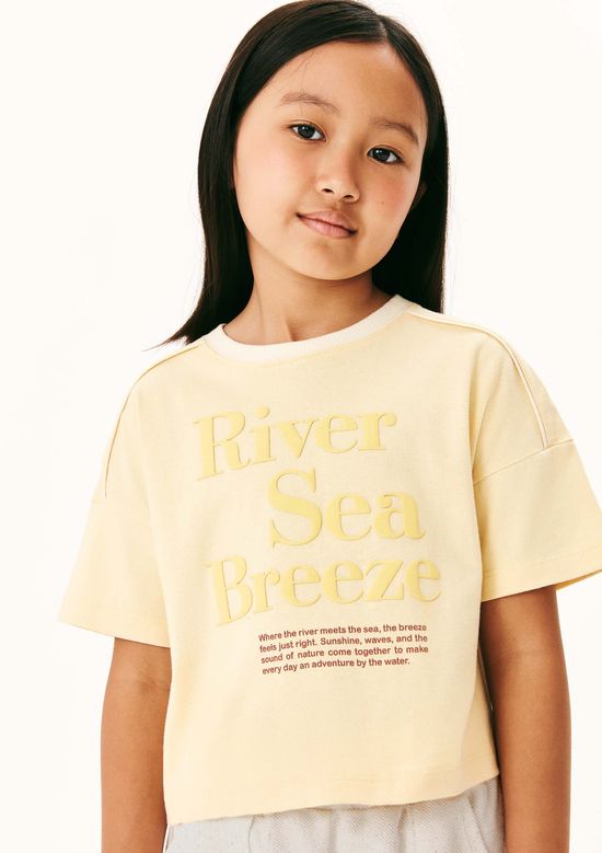 Foto do produto: Blusa Infantil Menina Super Cotton Boxer - Amarelo