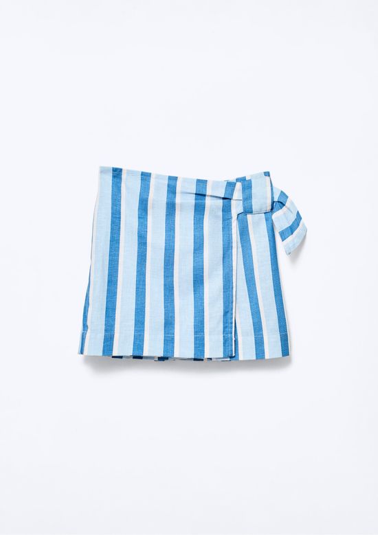 Foto do produto: Shorts Saia Infantil Transpassada - Azul