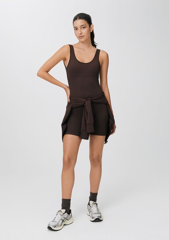 Foto do produto: Macaquinho Esportivo Sem Costura - Marrom