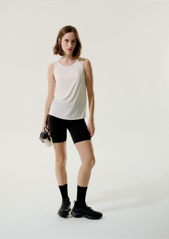 Foto do produto: Bermuda Esportiva Feminina Biker Alongada - Preto