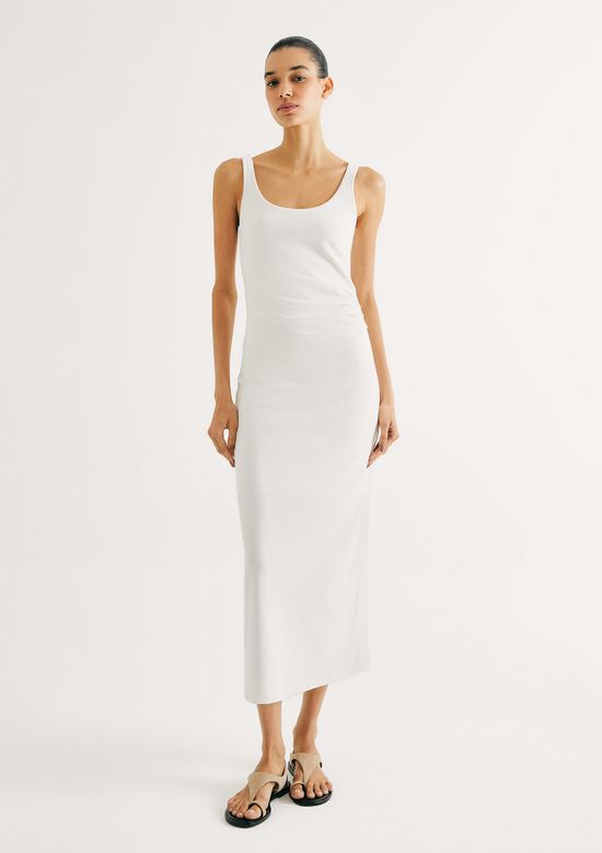 Foto do produto: Vestido Midi Justo Em Ribana - Off white