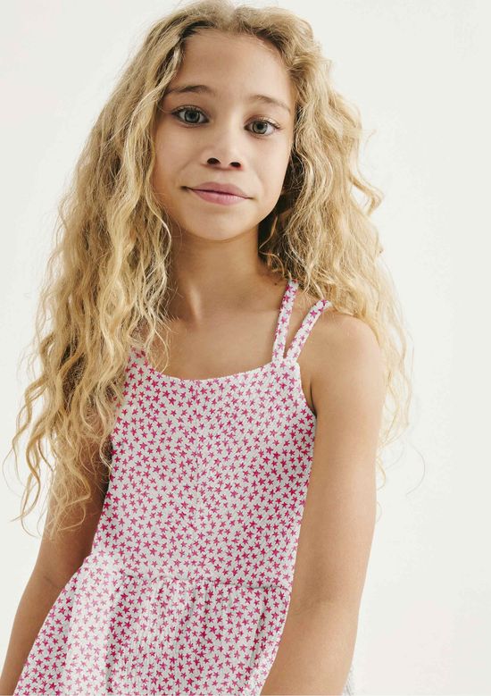 Foto do produto: Vestido Infantil Curto Estampado - Rosa