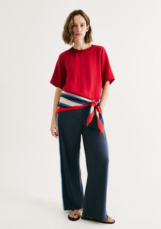 Foto do produto: Blusa Feminina Peach Touch Texturizada - Vermelho