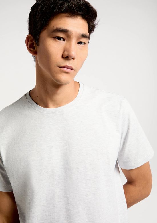 Foto do produto: Camiseta Básica Masculina Comfort Super Cotton - Cinza
