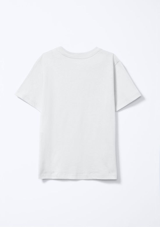 Foto do produto: Camiseta Infantil Menino Manga Curta Com Estampa - Branco