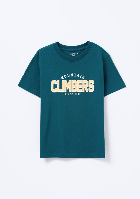 Foto do produto: Camiseta Infantil Menino Manga Curta Com Estampa - Verde