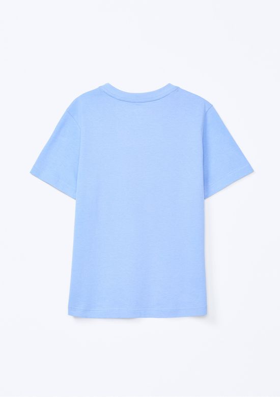 Foto do produto: Camiseta Básica Infantil Menino Manga Curta Slim - Azul