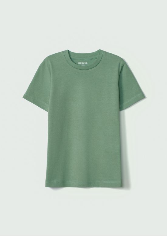 Foto do produto: Camiseta Básica Infantil Menino Manga Curta Slim  - Verde