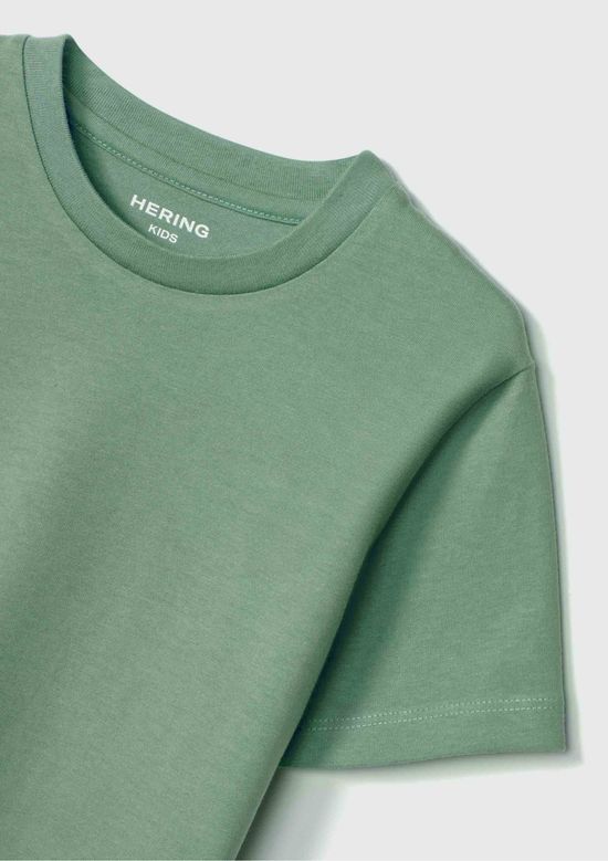 Foto do produto: Camiseta Básica Infantil Menino Manga Curta Slim  - Verde