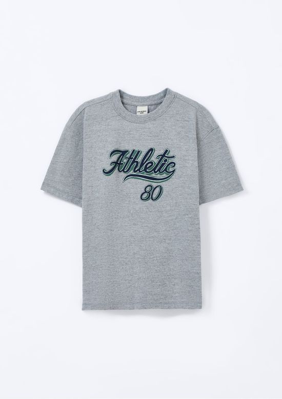 Foto do produto: Camiseta Infantil Menino Oversized Estampada - Cinza