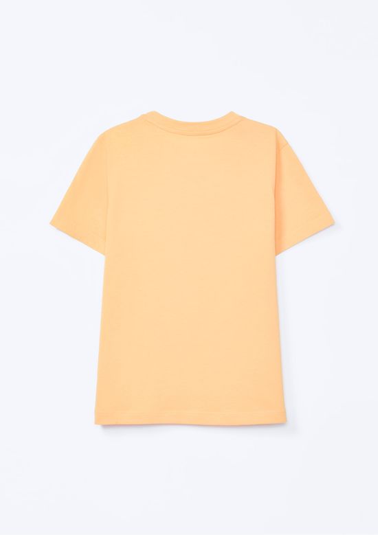 Foto do produto: Camiseta Básica Infantil Menino Manga Curta Slim - Laranja