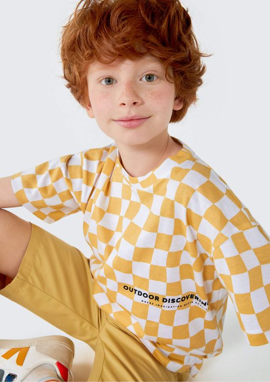 Foto do produto: Camiseta Infantil Menino Estampada - Amarelo