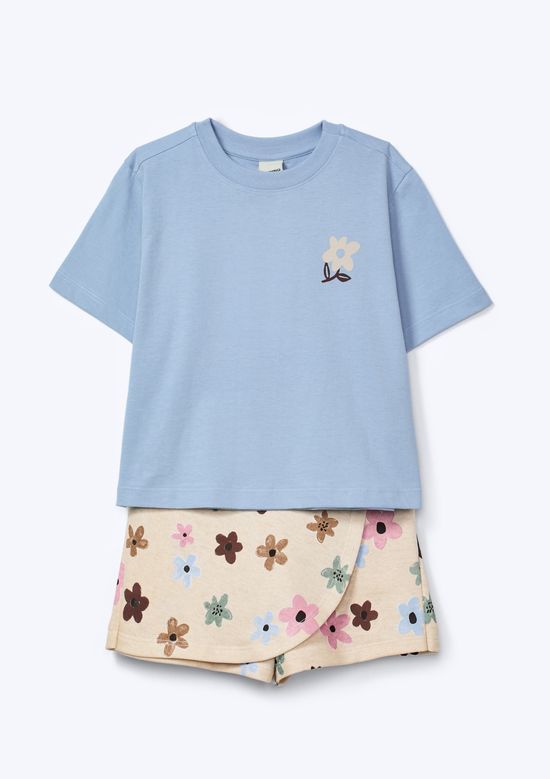 Foto do produto: Conjunto Curto Infantil Menina - Azul