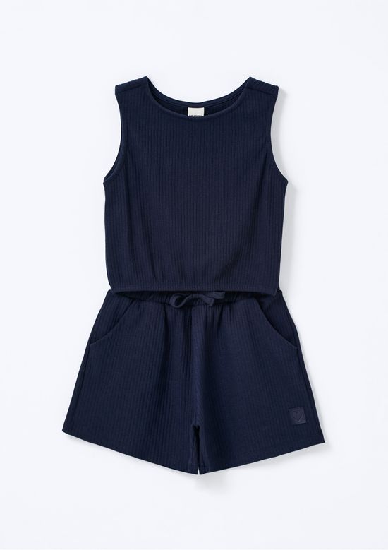 Foto do produto: Conjunto Curto Infantil Menina - Azul