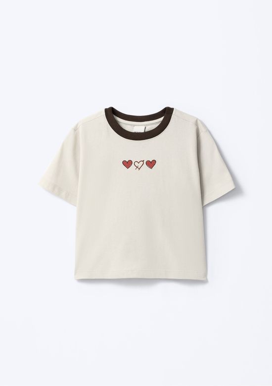 Foto do produto: Conjunto Curto Infantil Menina Estampado - Cinza