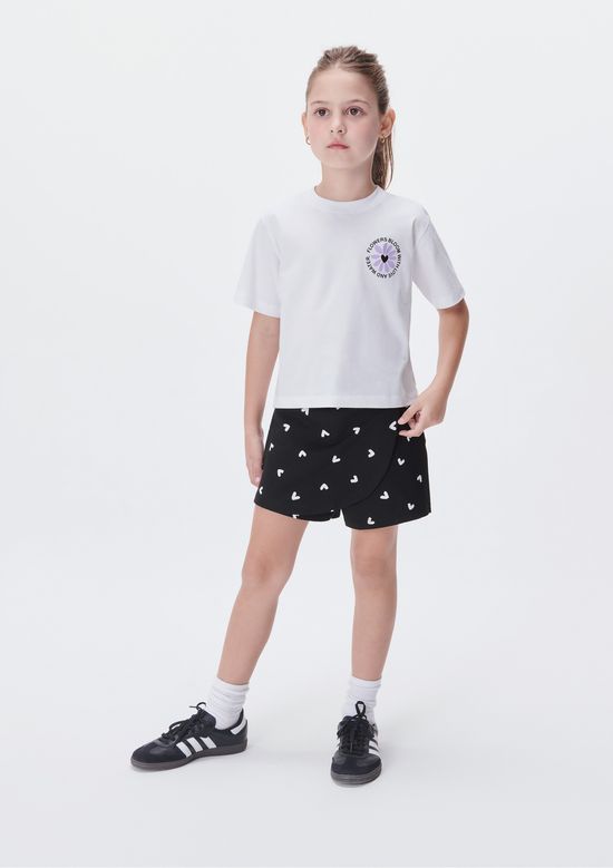 Foto do produto: Conjunto Curto Infantil Menina - Preto