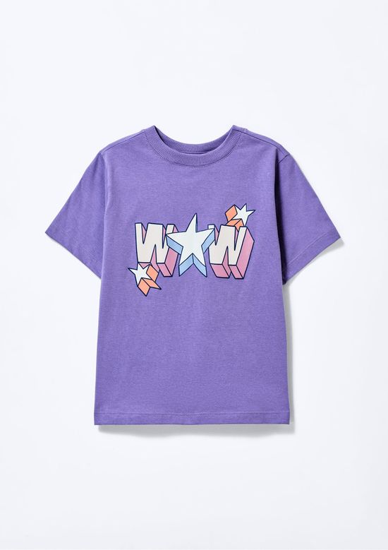 Foto do produto: Pijama Infantil Menina Curto Com Estampa - Roxo