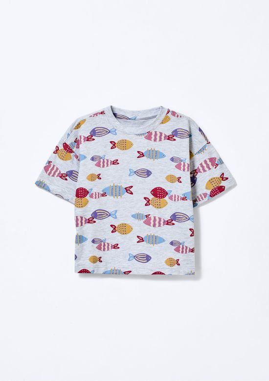 Foto do produto: Pijama Infantil Menina Box Estampado - Cinza