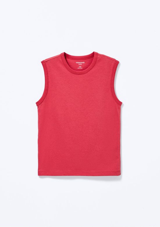Foto do produto: Regata Básica Infantil Menino Regular - Vermelho