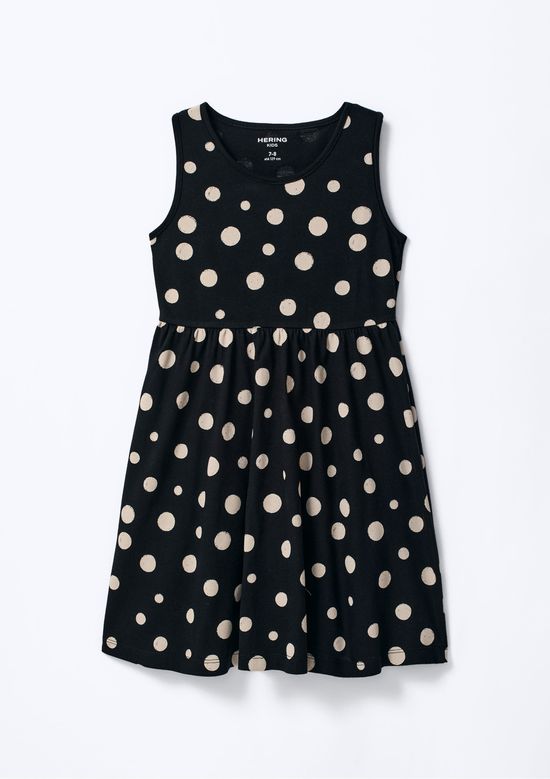 Foto do produto: Vestido Curto Infantil Estampado - Preto