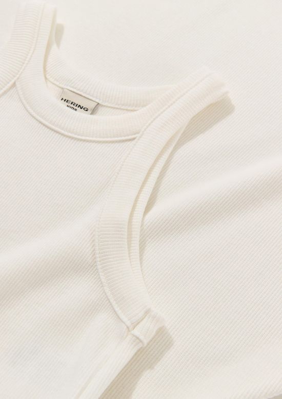 Foto do produto: Vestido Infantil Curto Canelado - Off white