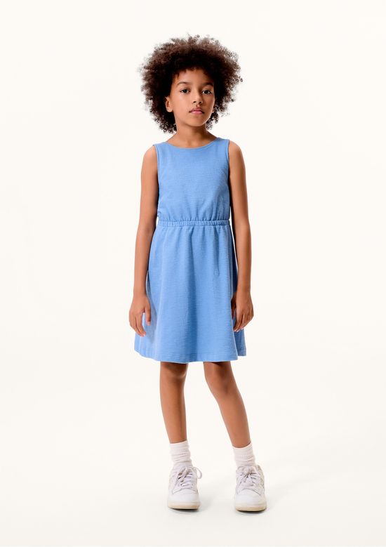 Foto do produto: Vestido Infantil Curto Texturizado - Azul