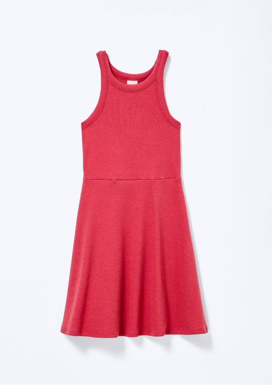 Foto do produto: Vestido Infantil Curto Canelado - Vermelho