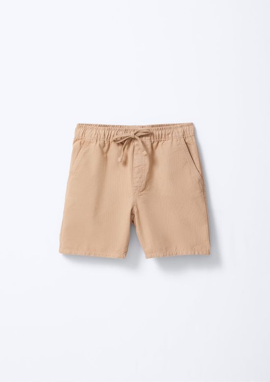 Foto do produto: Shorts Infantil Menino Em Sarja - Bege