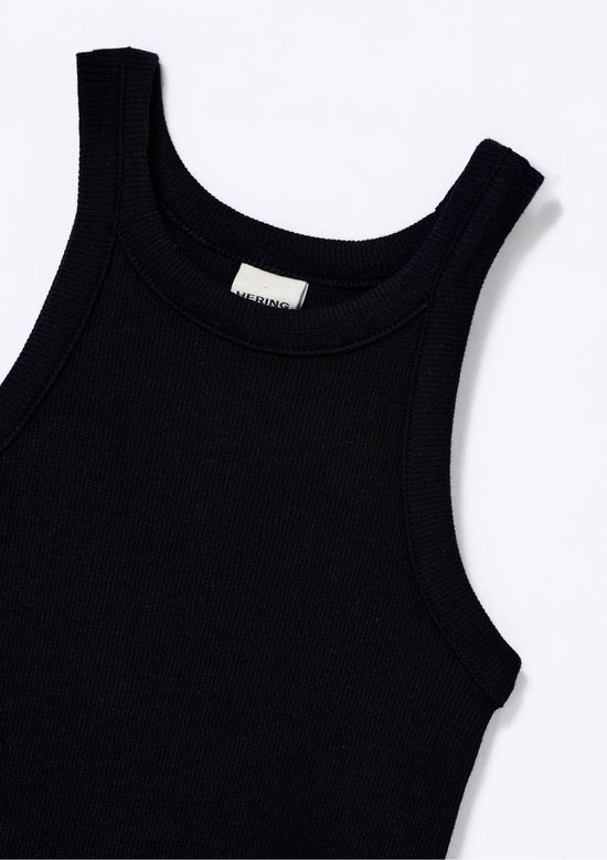 Foto do produto: Vestido Infantil Curto Canelado - Preto