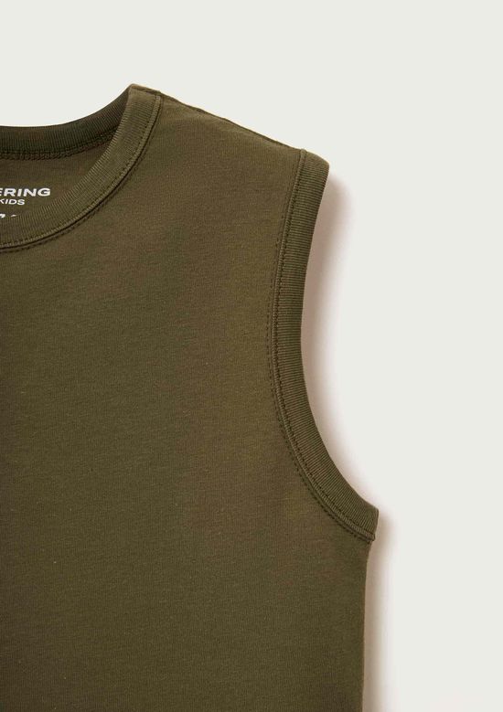 Foto do produto: Regata Básica Infantil Menino Modelagem Tradicional - Verde