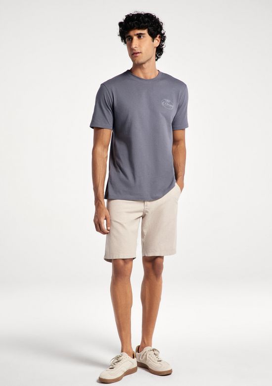 Foto do produto: Bermuda Em Sarja Masculina Chino - Bege