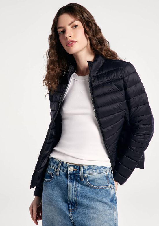 Foto do produto: Jaqueta Básica Feminina Puffer Matelassê - Preto