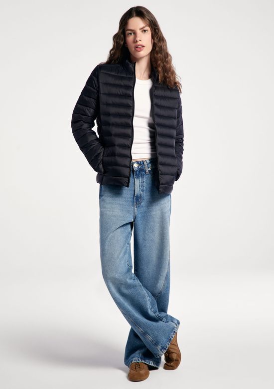 Foto do produto: Jaqueta Básica Feminina Puffer Matelassê - Preto