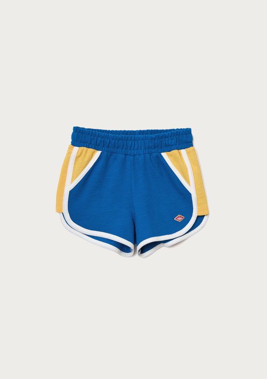 Foto do produto: Shorts Infantil Menina Runner Texturizado - Azul